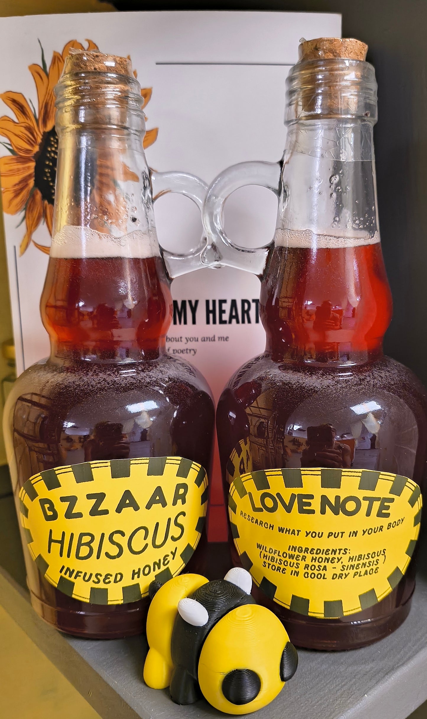 Herb-infused Honey - Hibiscus