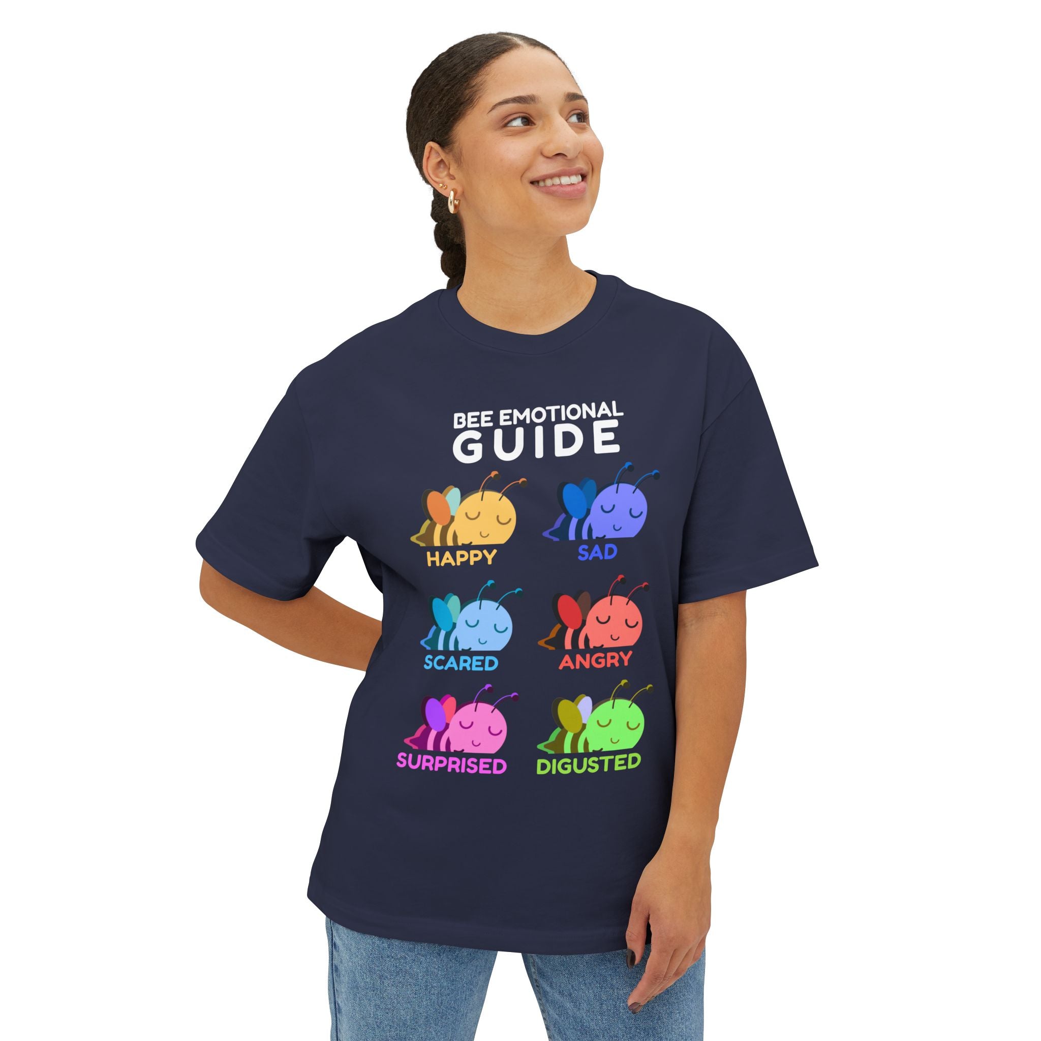 Bee Emotional Guide Tee — Six-Emotion Shirt