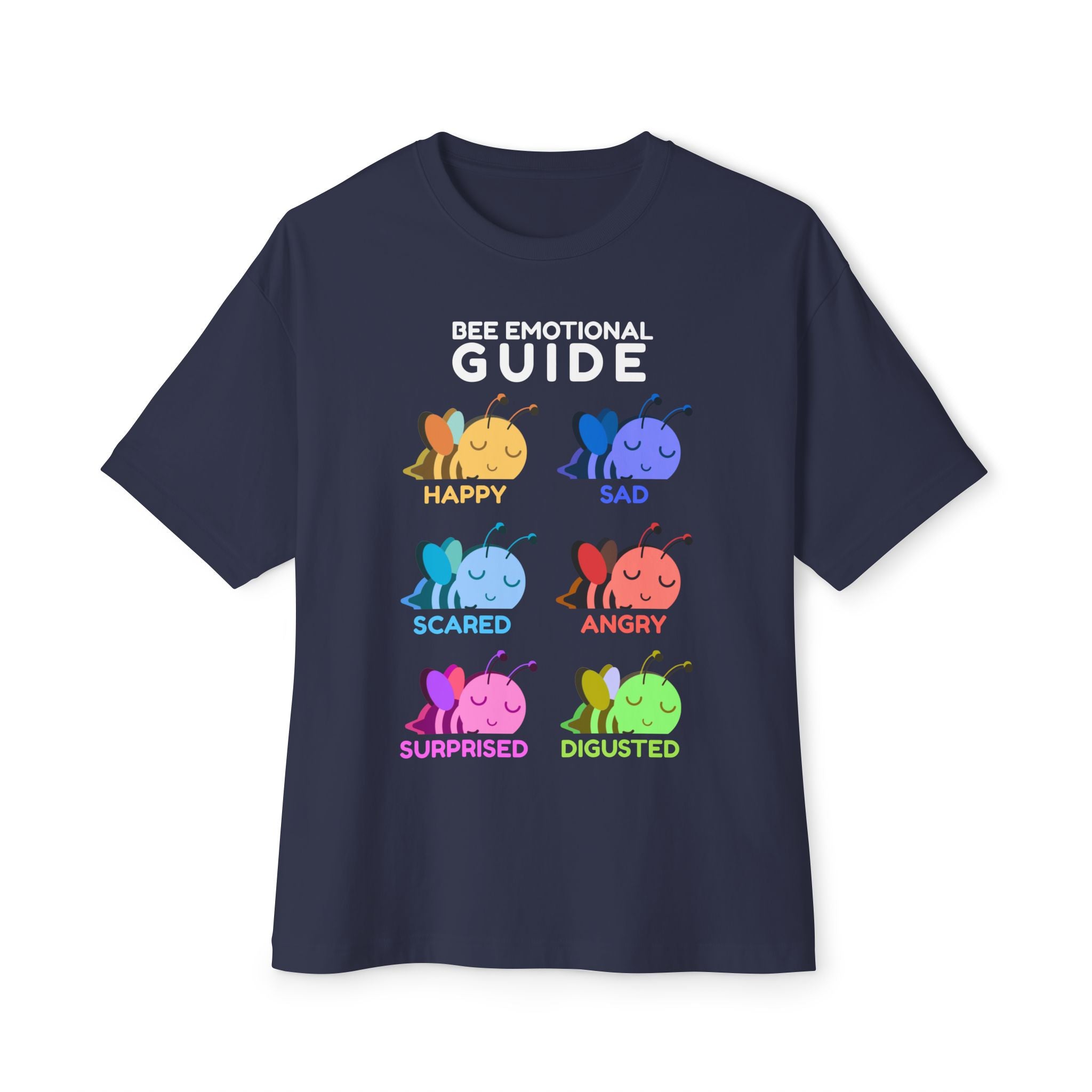Bee Emotional Guide Tee — Six-Emotion Shirt