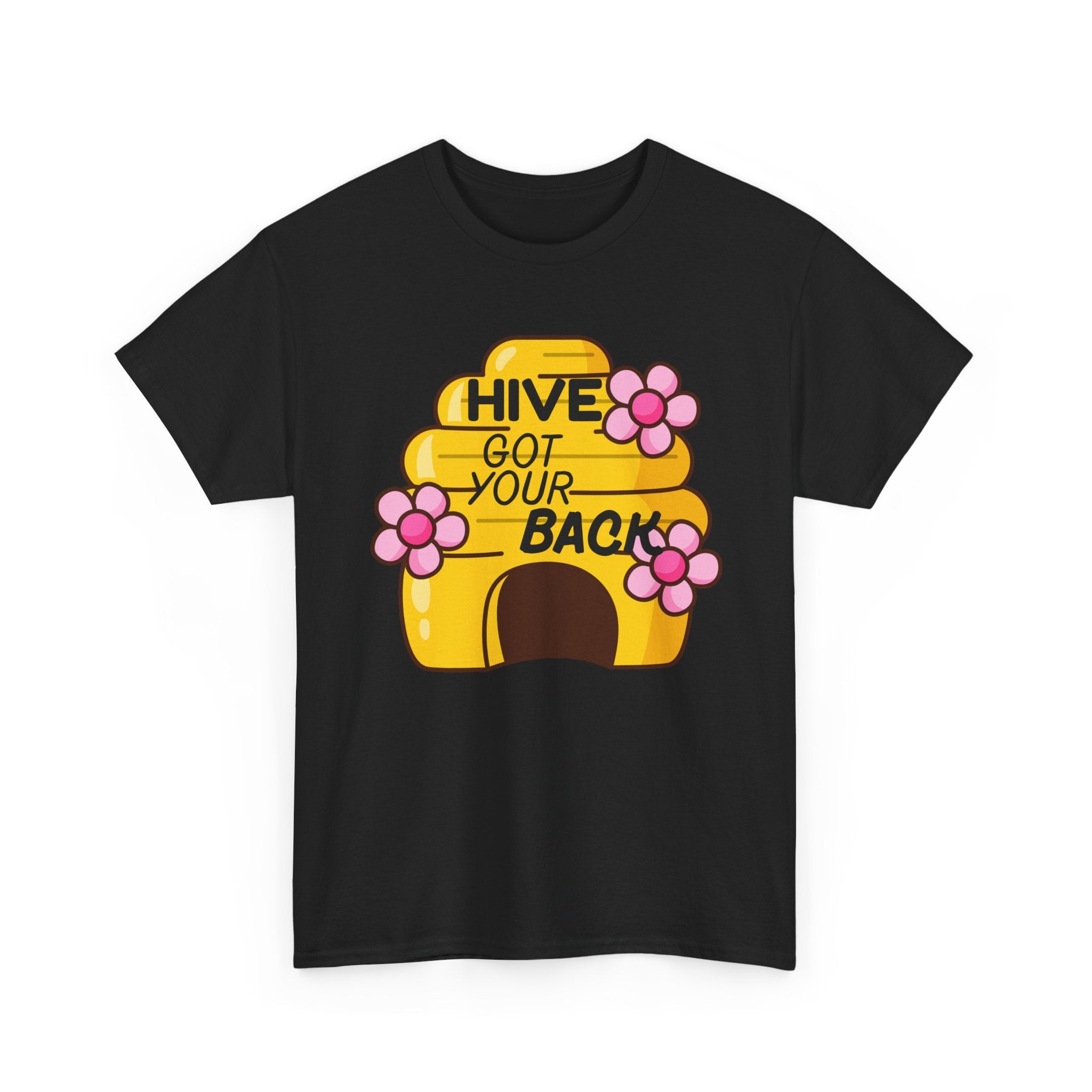 “Hive Got Your Back” Bee Hive Tee — Back Graphic Shirt
