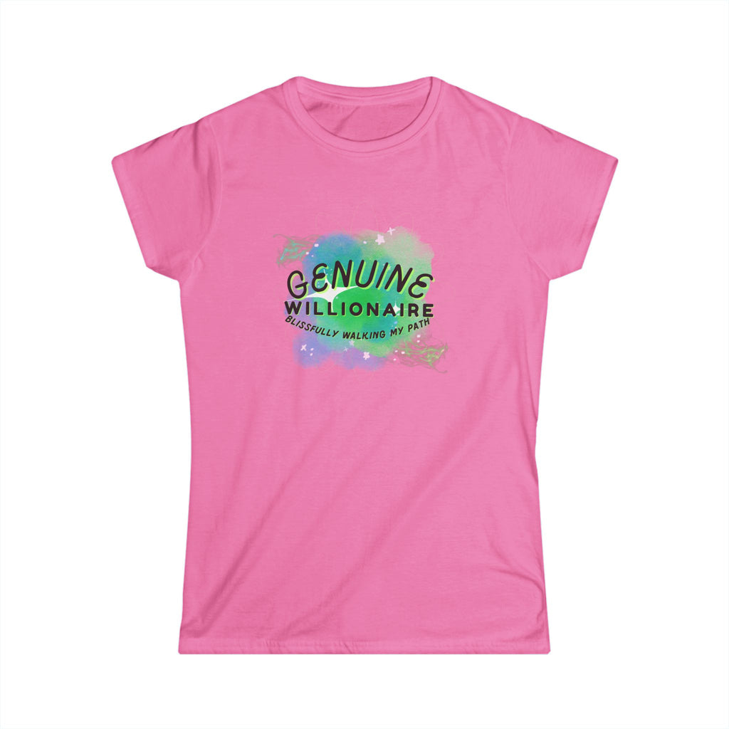 Willionaire Tee — "Genuine Willionaire" Motivational Women's Shirt