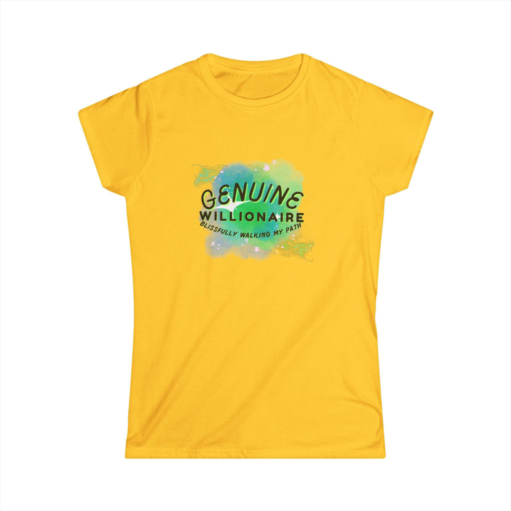 Willionaire Tee — "Genuine Willionaire" Motivational Women's Shirt