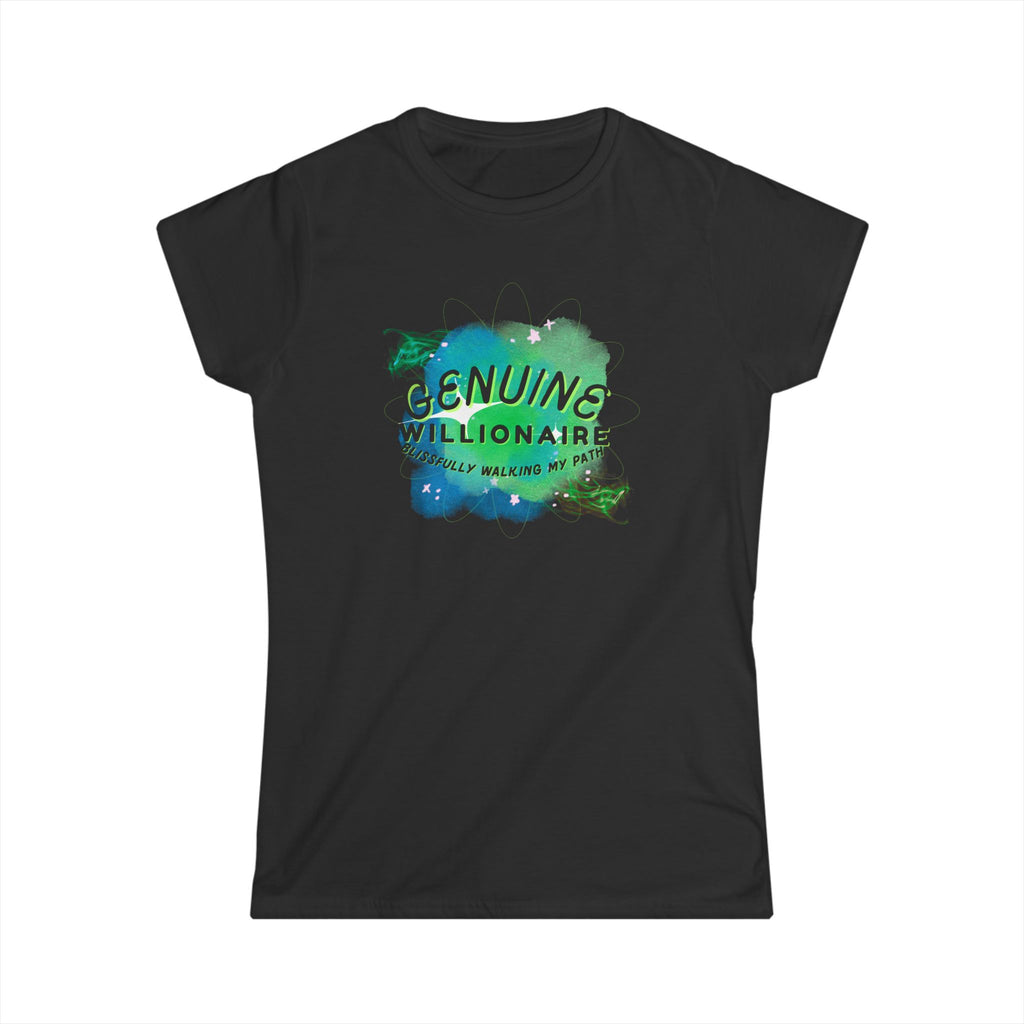 Willionaire Tee — "Genuine Willionaire" Motivational Women's Shirt