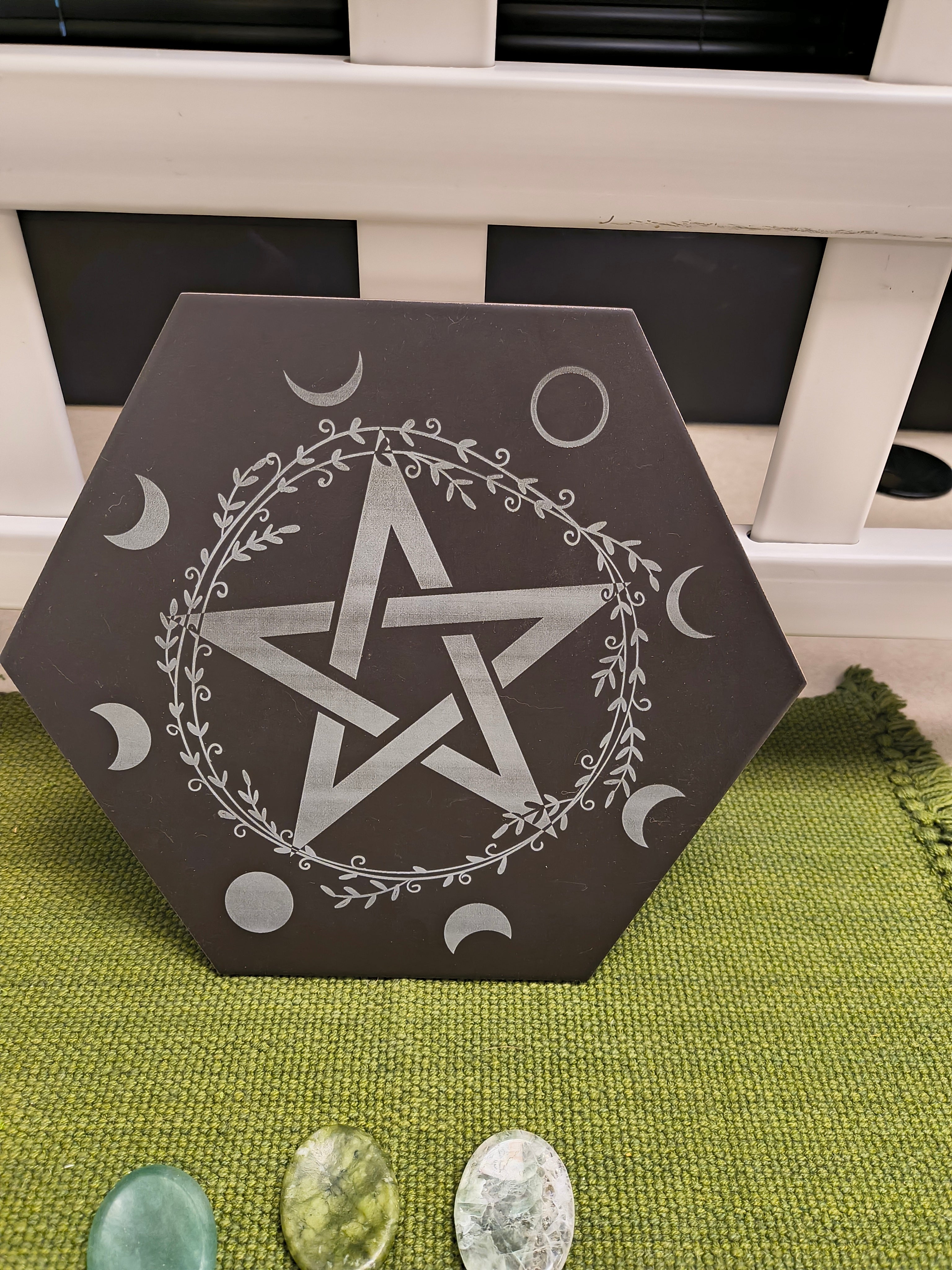 Hexagon Engraved Tile