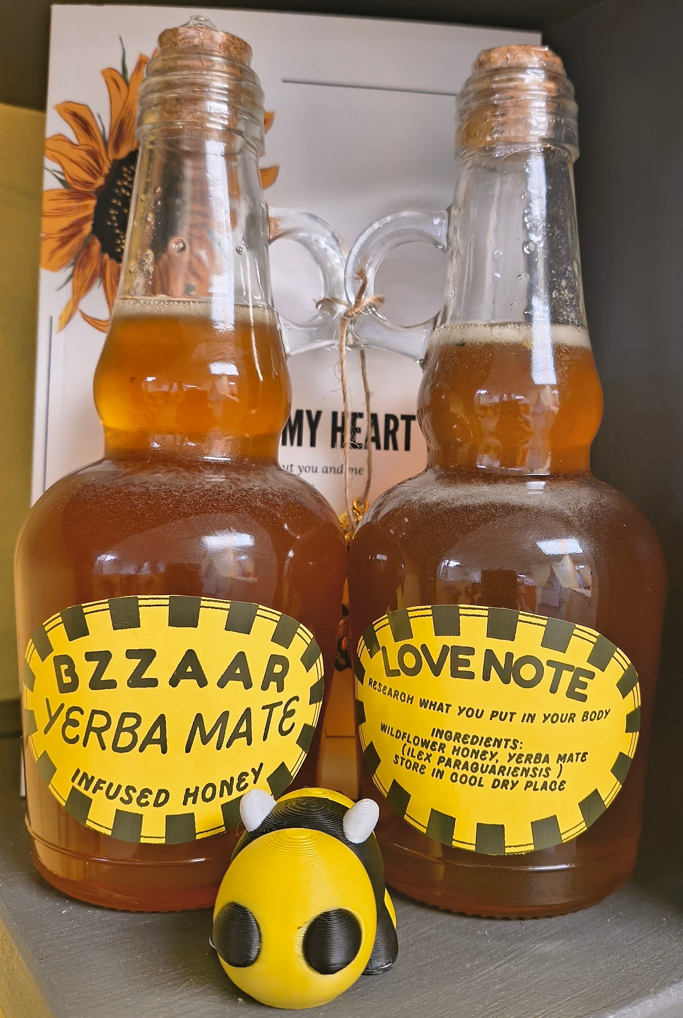 Herb-infused Honey - Yerba Mate 12oz bottle